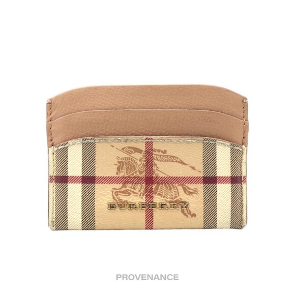 🔴 Burberry Card Holder Wallet - Nova Check Beige Multicolour - Picture 1 of 5